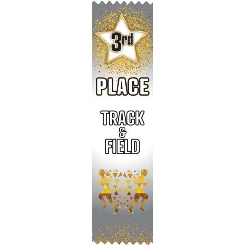 Ribbon Flat Track&Field 8" x 2" Awards