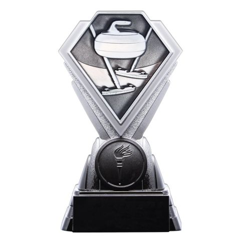 Diamond Series Weighted Curling Trophy