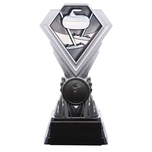 Diamond Series Weighted Curling Trophy