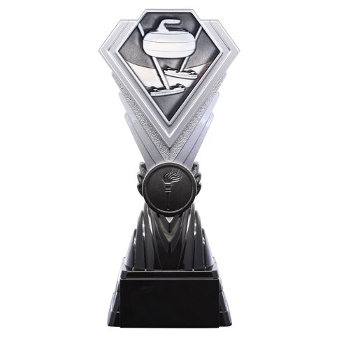 Diamond Series Weighted Curling Trophy