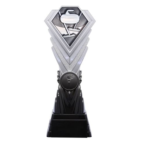 Diamond Series Weighted Curling Trophy