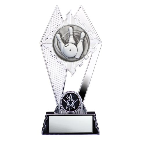 Citadel Silver Series Weighted 5 Pin Bowling Trophy