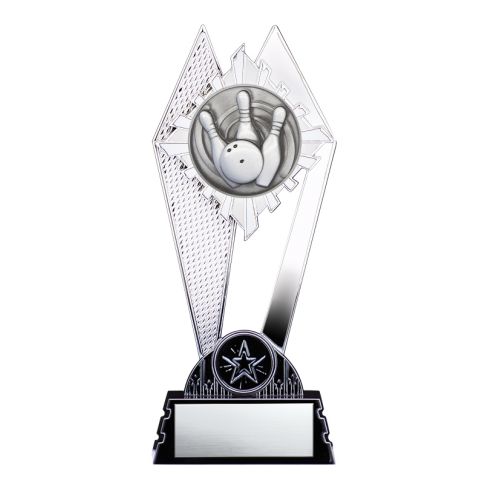 Citadel Silver Series Weighted 5 Pin Bowling Trophy