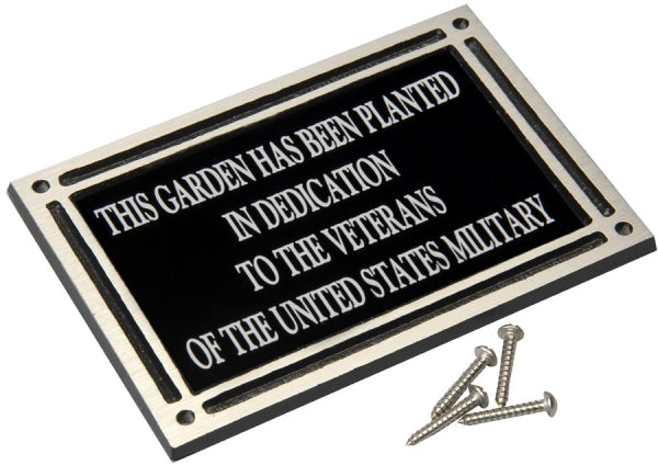 cap memorial plate with plate 