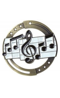 Music Colour Enamel Medal