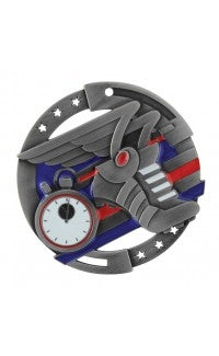 Track Colour Enamel Medal