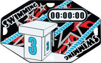 Swim Racing Tag Swimming Street Tags With Ball Chain
